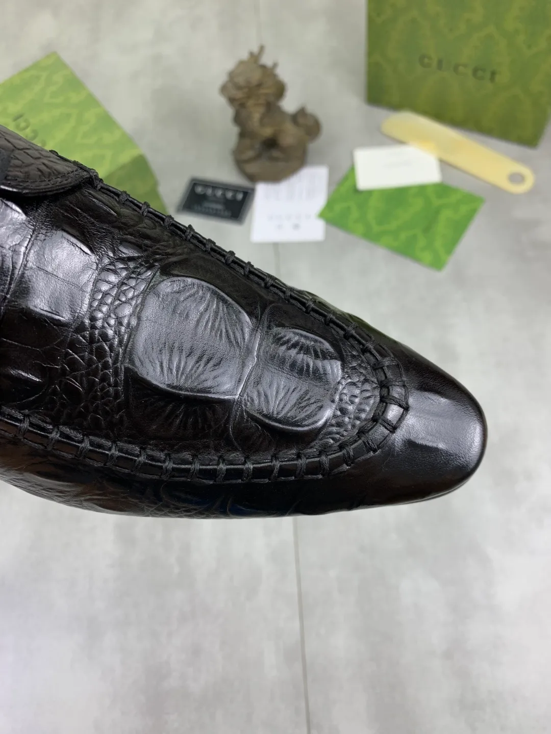 Men's Men's Shoes 💰P500 [New Style] 💰💎💎💎 [Gucci] GUCCI high-end men's formal business leather shoes, original order 1:1! Original imported high-end calfskin, original metal buckle, imported first-layer pigskin lining for feet, original high-end outsole, men's shoe size: 38-44